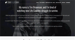 Desktop Screenshot of coachthelifecoach.com